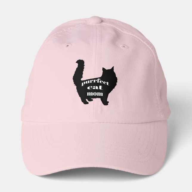 Cute Cat Mom Performance Cap (Front)