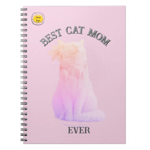 Cute Cat Mom Photo Notebook