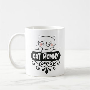 Cute cat mommy pet animal lover coffee mug