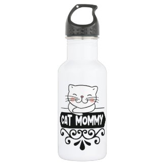Cute Cat mommy pet animal lovers 