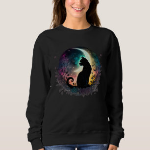 Cute Cat Motifs Cat Sweatshirt
