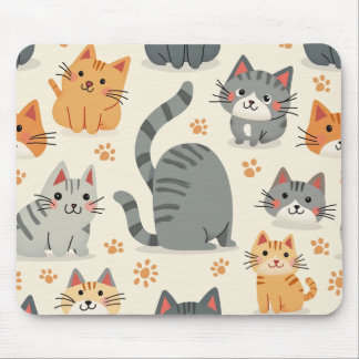 cute cat mouse pad