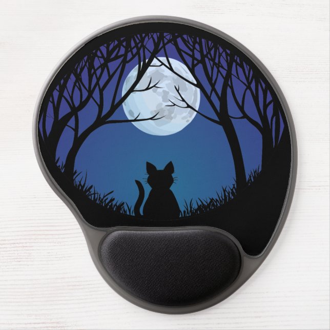 Cute Cat Mousepad Fat Cat Mouse Pads (Front)