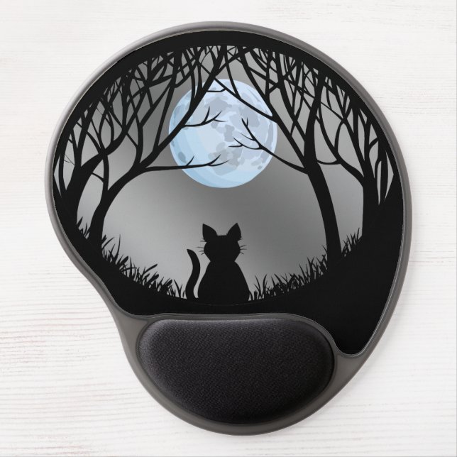 Cute Cat Mousepad Fat Cat Mouse Pads (Front)