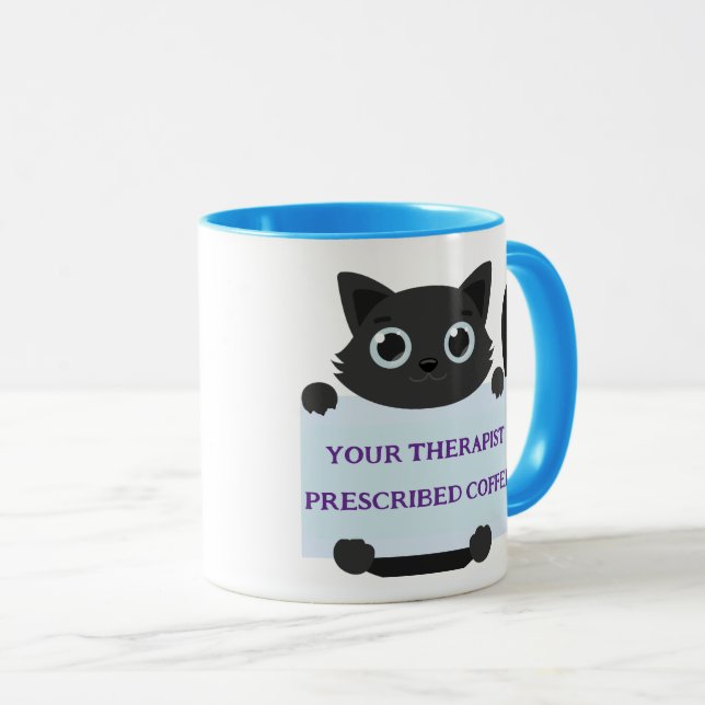 Cute Cat  Mug (Front Right)