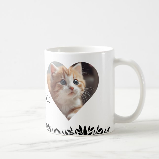 Cute cat  mug coffee (Right)