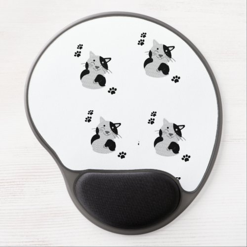 Cute Cat Mug Gel Mouse Pad