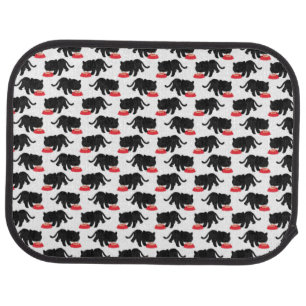 Cute Cat Noodle Funny Ramen Kawaii Japanese Food Car Floor Mat