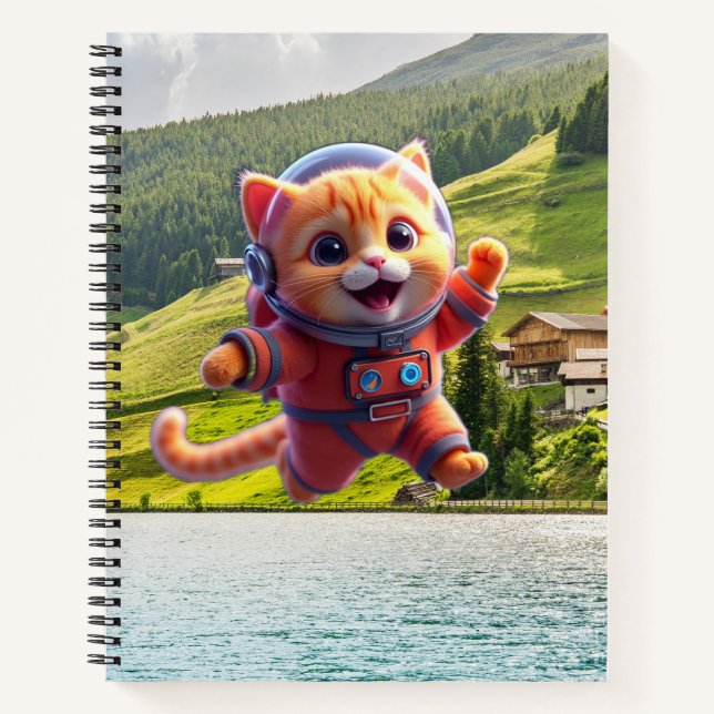 Cute Cat Notebook (Front)