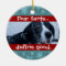 Cute Cat or Dog Pet Christmas Photo Ornament