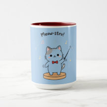 Cute Cat Orchestra Conductor Mug