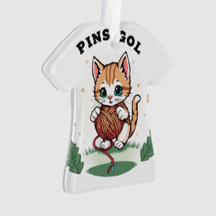 cute cat  ornament