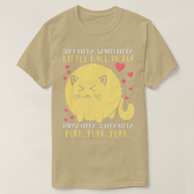 Cute Cat Owner Kitten Cat Mom Cat Dad Lullaby Song T-Shirt (Design Front)