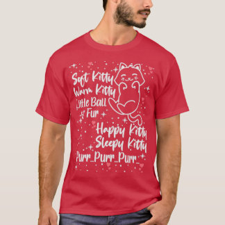Cute Cat Owner Kitten Cat Mom Cat Dad Lullaby Song T-Shirt