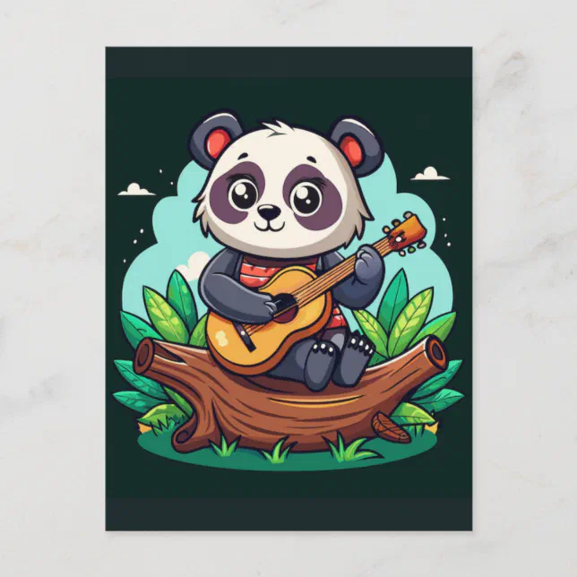Cat Paddle Design Cute Cat Panda Animal Vector Lovely Months Illustr Holiday Postcard ...