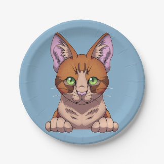 Cute Cat Paper Plates