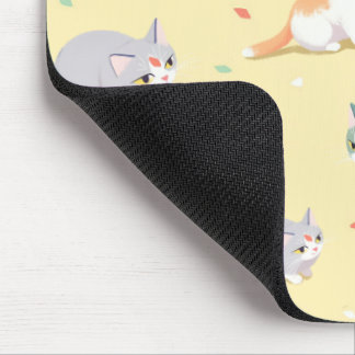 Cute Cat Patter  Mouse Pad