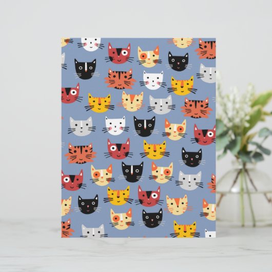 Cute Cat Pattern (Standing Front)