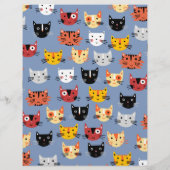 Cute Cat Pattern (Back)