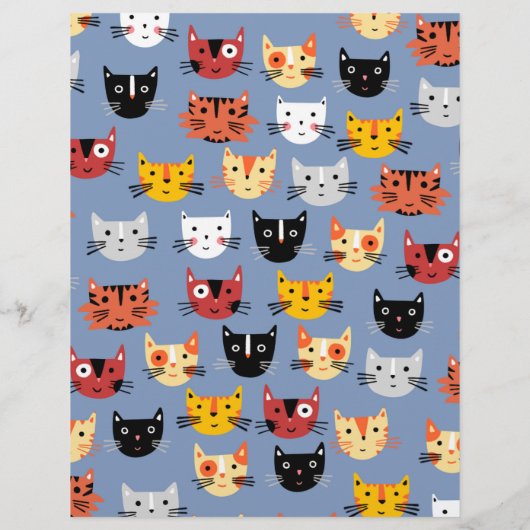 Cute Cat Pattern (Back)