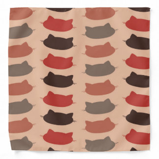Cute Cat Pattern Bandana
