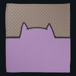Cute Cat Pattern Bandana<br><div class="desc">This is a cute fun cat pattern that makes the perfect gift.</div>