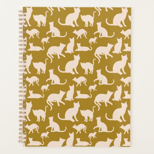 Cute Cat Pattern Design Planner