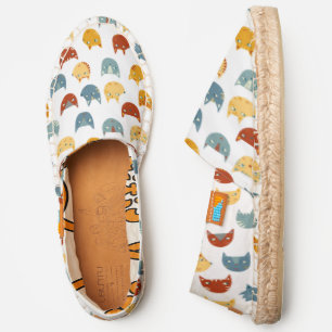 Cute Cat Pattern Espadrilles