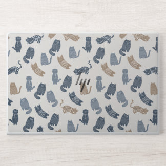 Cute Cat Pattern HP Laptop Skin – Protective Vinyl