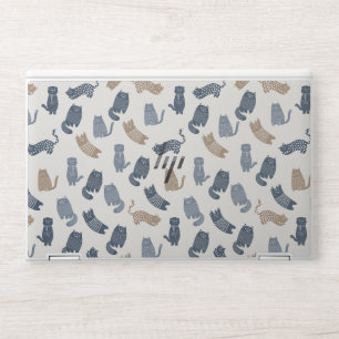 Cute Cat Pattern HP Laptop Skin – Protective Vinyl