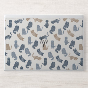 Cute Cat Pattern HP Laptop Skin – Protective Vinyl