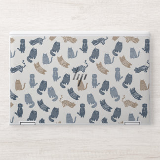 Cute Cat Pattern HP Laptop Skin – Protective Vinyl