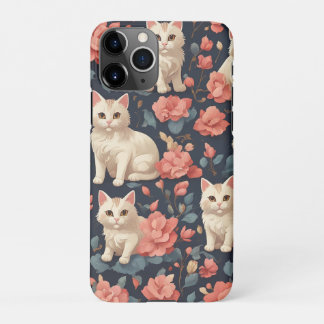Cute cat pattern iPhone 11Pro case