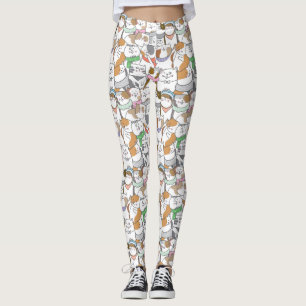 Cute Cat Pattern Leggings