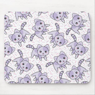 Cute Cat Pattern Mouse Pad