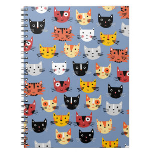 Charming Custom 50-Sheet Notebooks with Vintage Saint Paul Postcard Covers  — The Mustache Cat