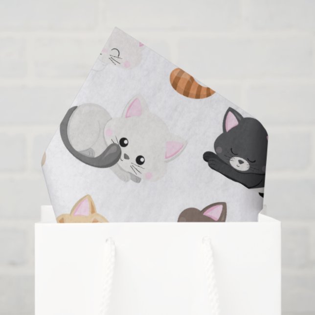 Cute cat pattern party tissue paper (Gift Bag)