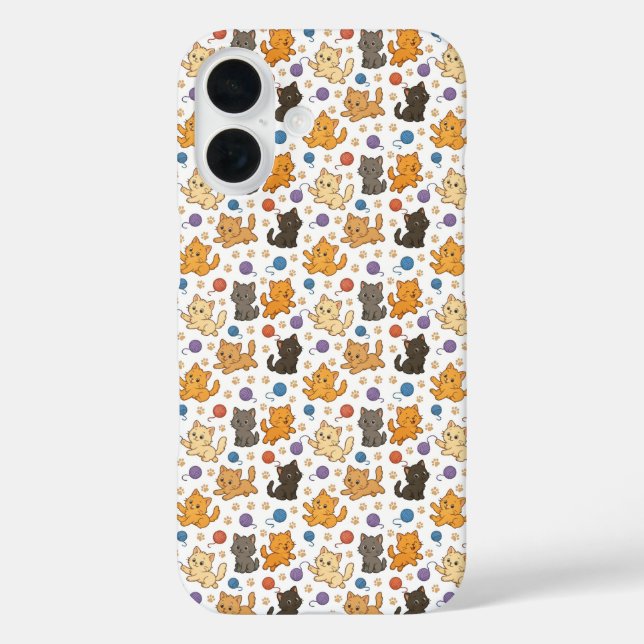 Cute Cat Pattern Phone Case (Back)