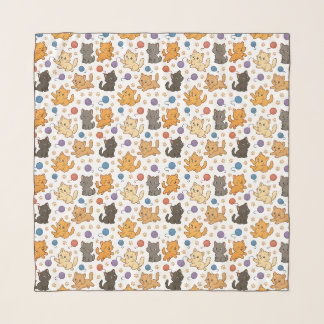 Cute Cat Pattern Scarf