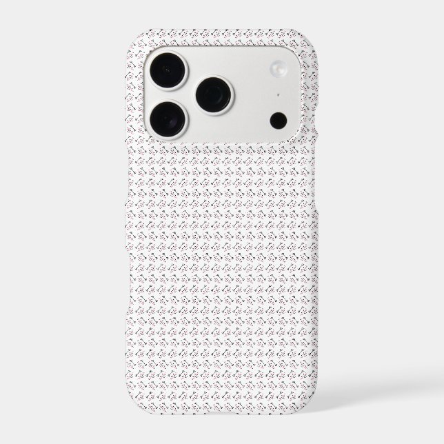 Cute Cat Pattern Seamless Background Iphone Case (Back)