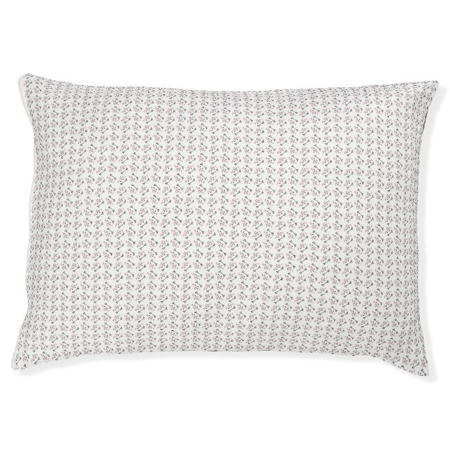 Cute Cat Pattern Seamless Background Pet Bed (Front)