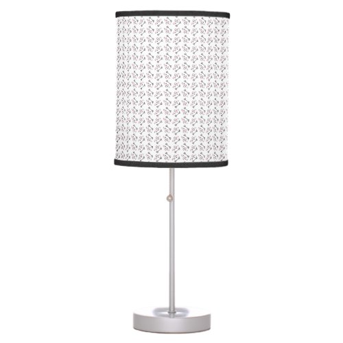 Cute Cat Pattern Seamless Background Table Lamp
