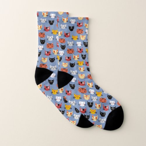 Cute Cat Pattern Socks