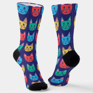 Cute Cat Pattern Socks