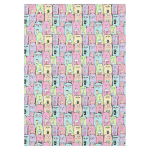 Cute Cat Pattern Tablecloth