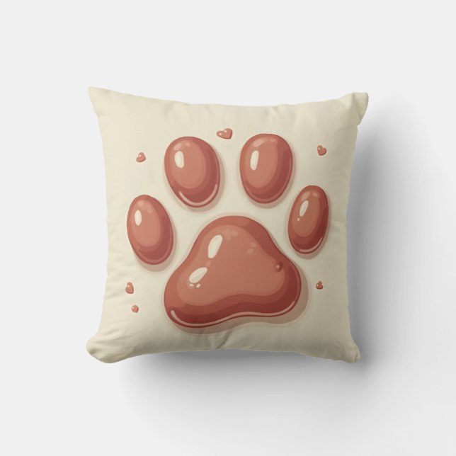 Cute cat paw jelly cushion (Front)