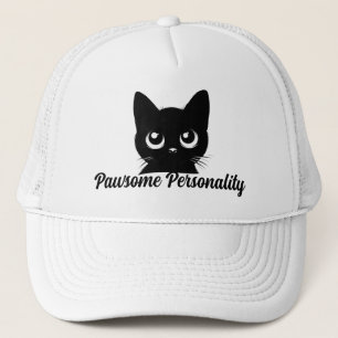 Cute Cat Paw some Personality   Trucker Hat