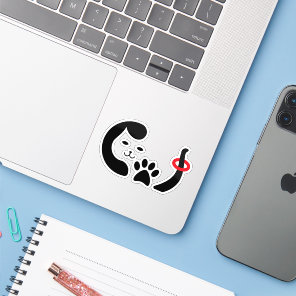 Cute Cat Paw Sticker