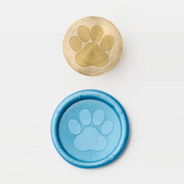 Cute Cat Paw Wax Seal Stamp (Stamped)