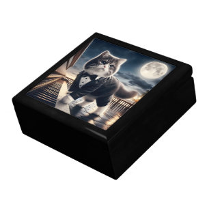 Cute Cat Pawdigy Plays a Moonlight Sonata Gift Box